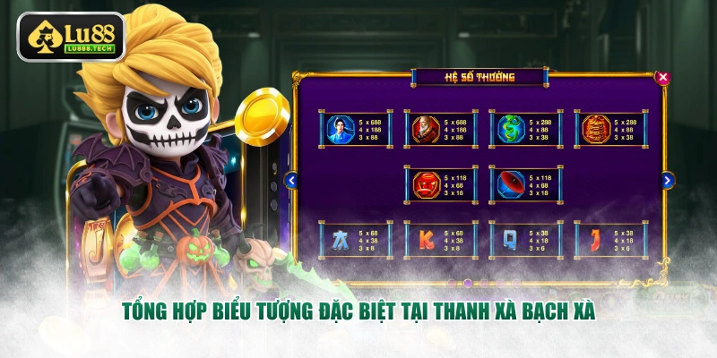 Tổng hợp biểu tượng đặc biệt tại Thanh Xà Bạch Xà